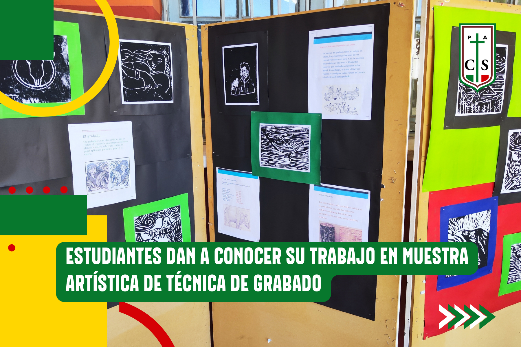 ESTUDIANTES DAN A CONOCER SU TRABAJO EN MUESTRA ARTÍSTICA DE TÉCNICA DE GRABADO