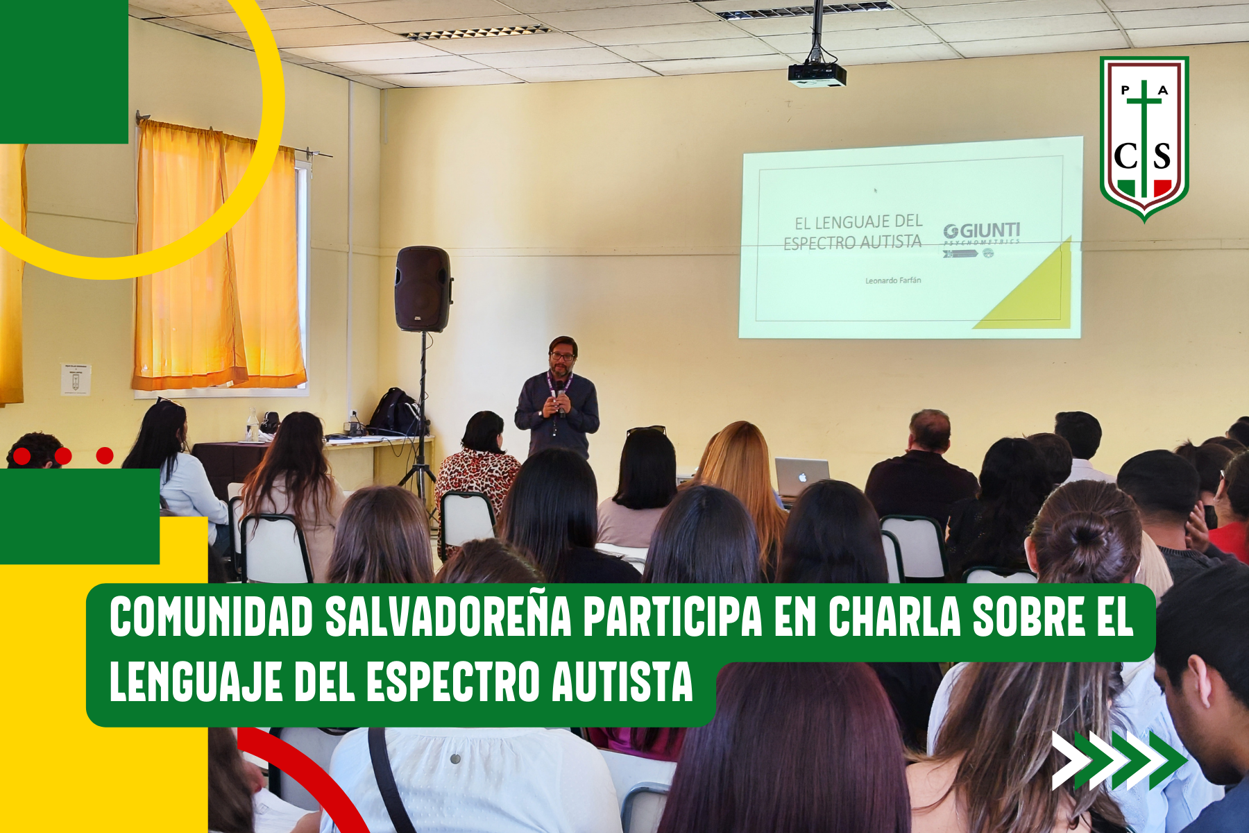 COMUNIDAD SALVADOREÑA PARTICIPA EN CHARLA SOBRE EL LENGUAJE DEL ESPECTRO AUTISTA