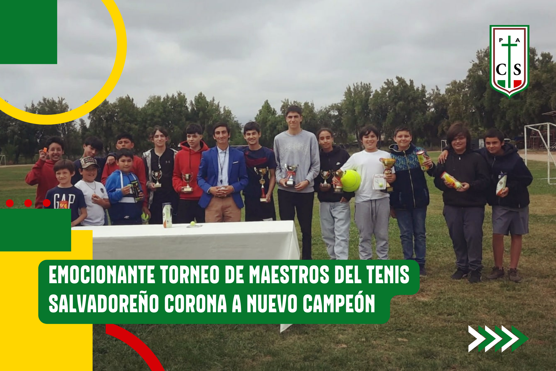 EMOCIONANTE TORNEO DE MAESTROS DEL TENIS SALVADOREÑO CORONA A NUEVO CAMPEÓN