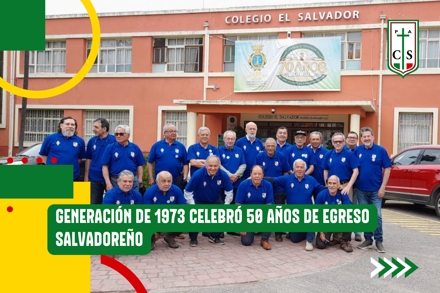 GENERACIÓN DE 1973 CELEBRÓ 50 AÑOS DE EGRESO SALVADOREÑO
