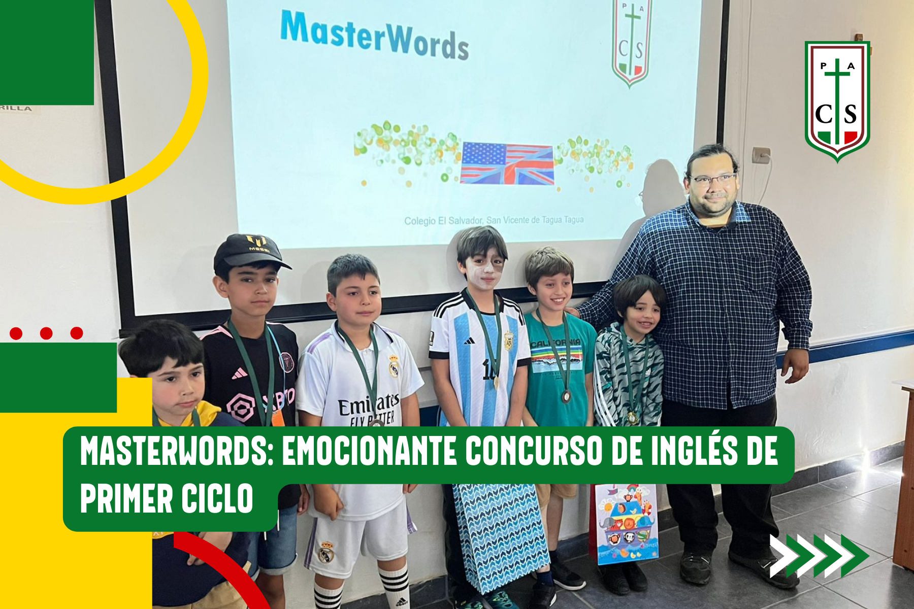 MASTERWORDS: EMOCIONANTE CONCURSO DE INGLÉS DE PRIMER CICLO