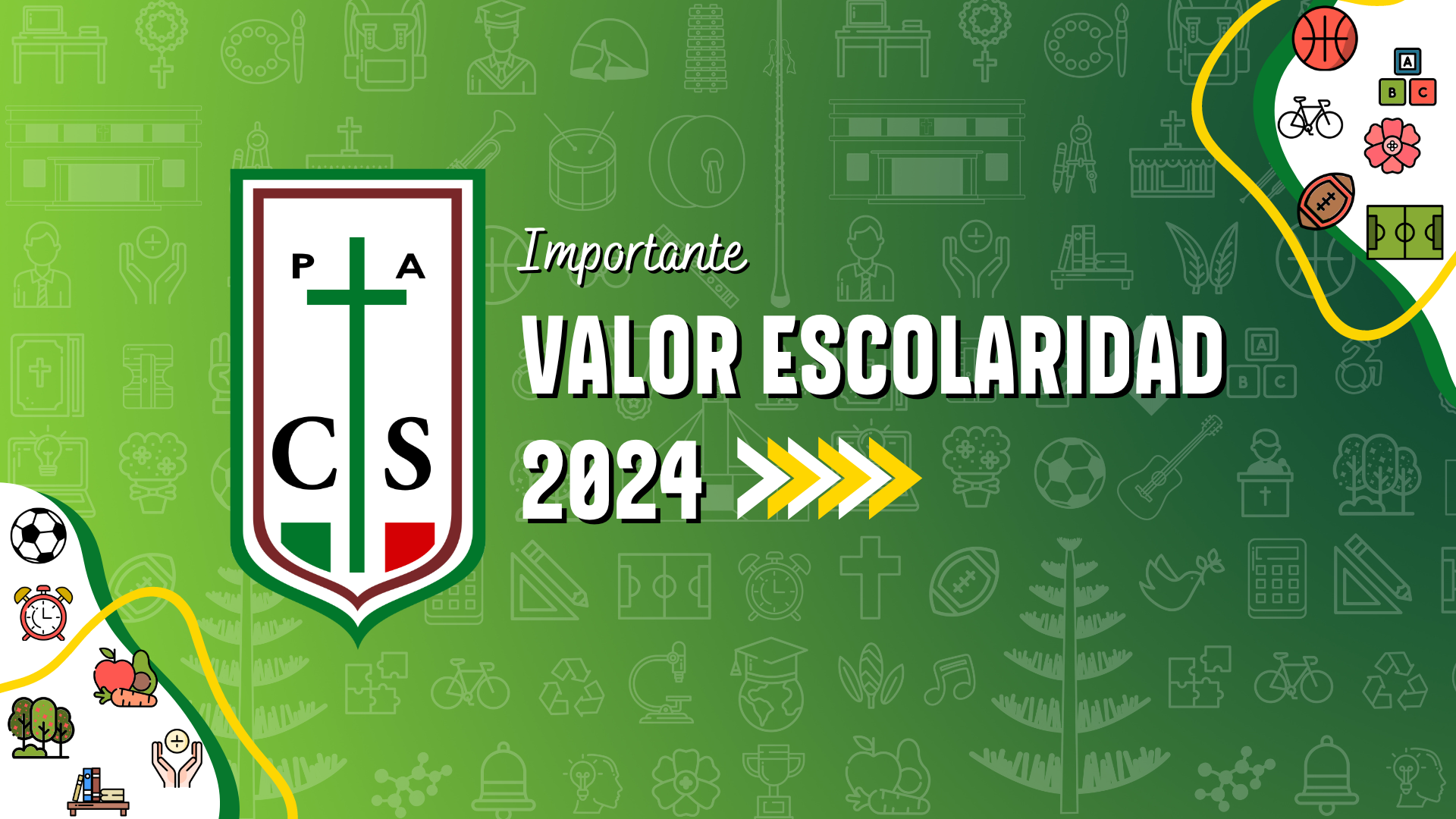 VALOR ESCOLARIDAD 2024