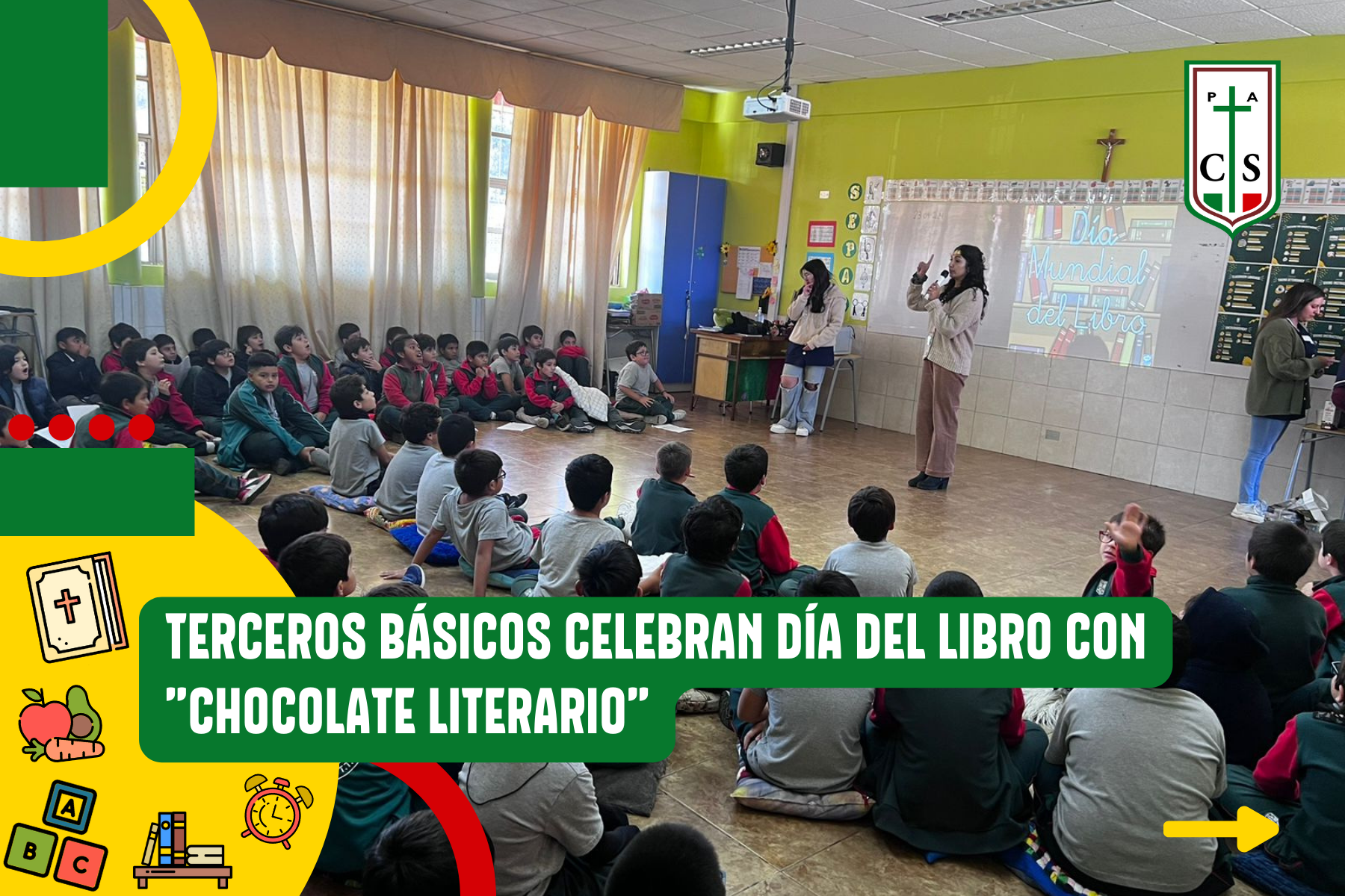 TERCEROS BÁSICOS CELEBRAN DÍA DEL LIBRO CON «CHOCOLATE LITERARIO»