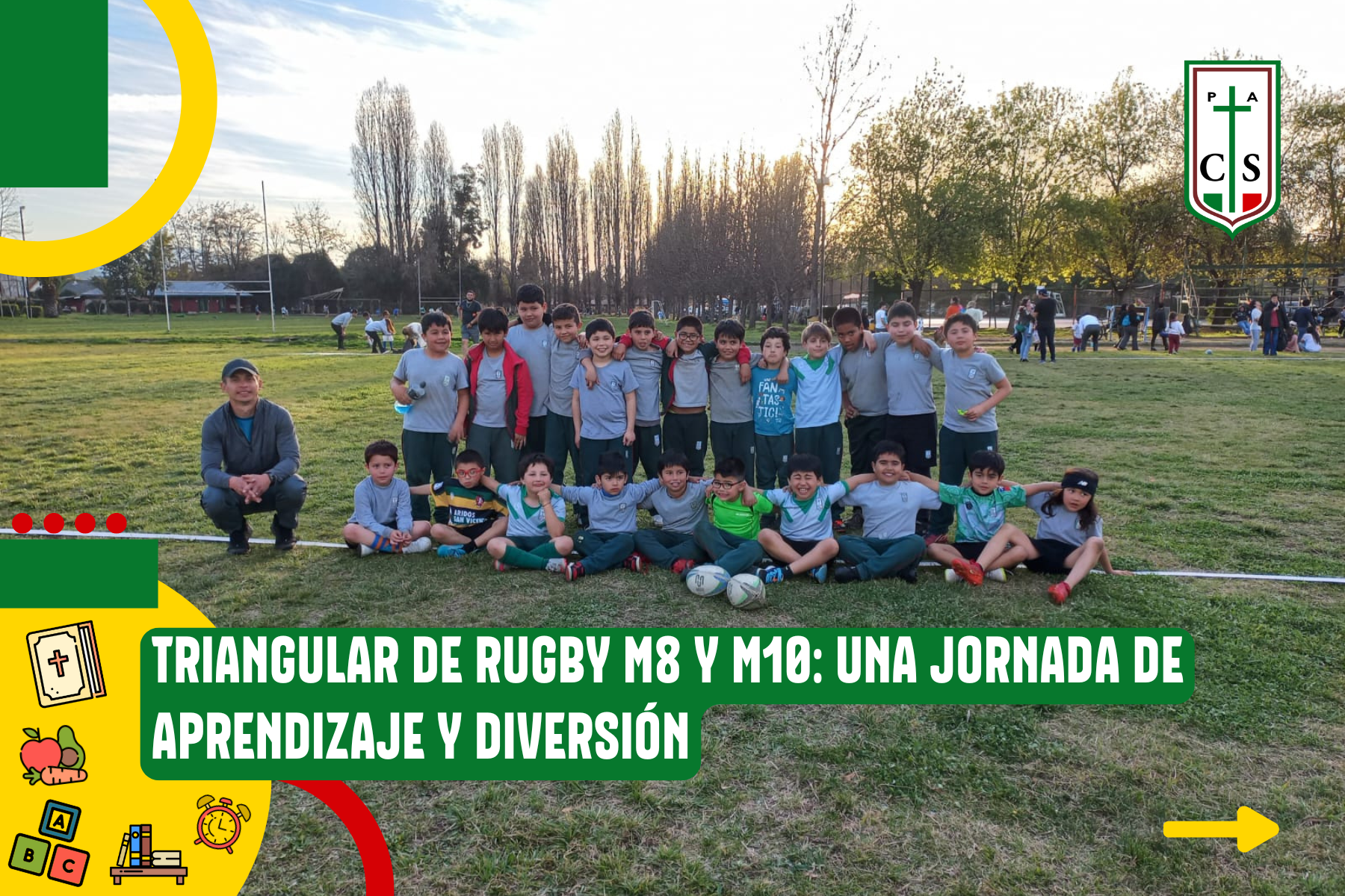 TRIANGULAR DE RUGBY M8 Y M10: UNA JORNADA DE APRENDIZAJE Y DIVERSIÓN