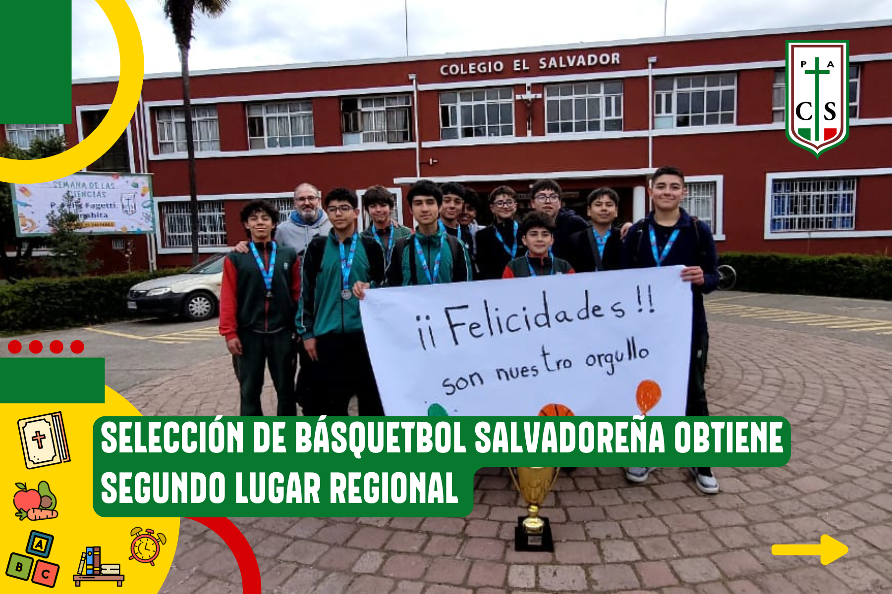 SELECCIÓN DE BÁSQUETBOL SALVADOREÑA OBTIENE SEGUNDO LUGAR REGIONAL