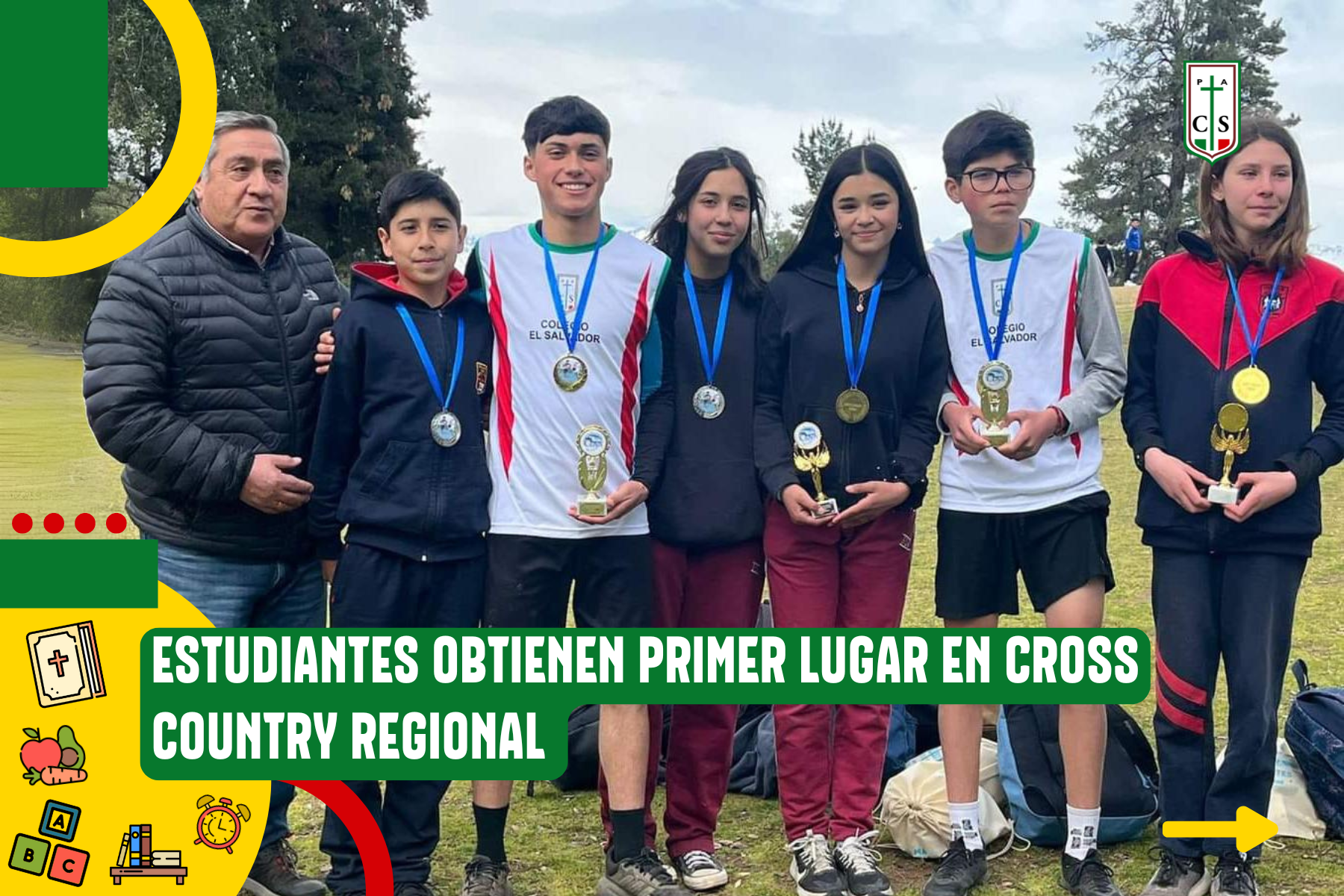 ESTUDIANTES OBTIENEN PRIMER LUGAR EN CROSS COUNTRY REGIONAL