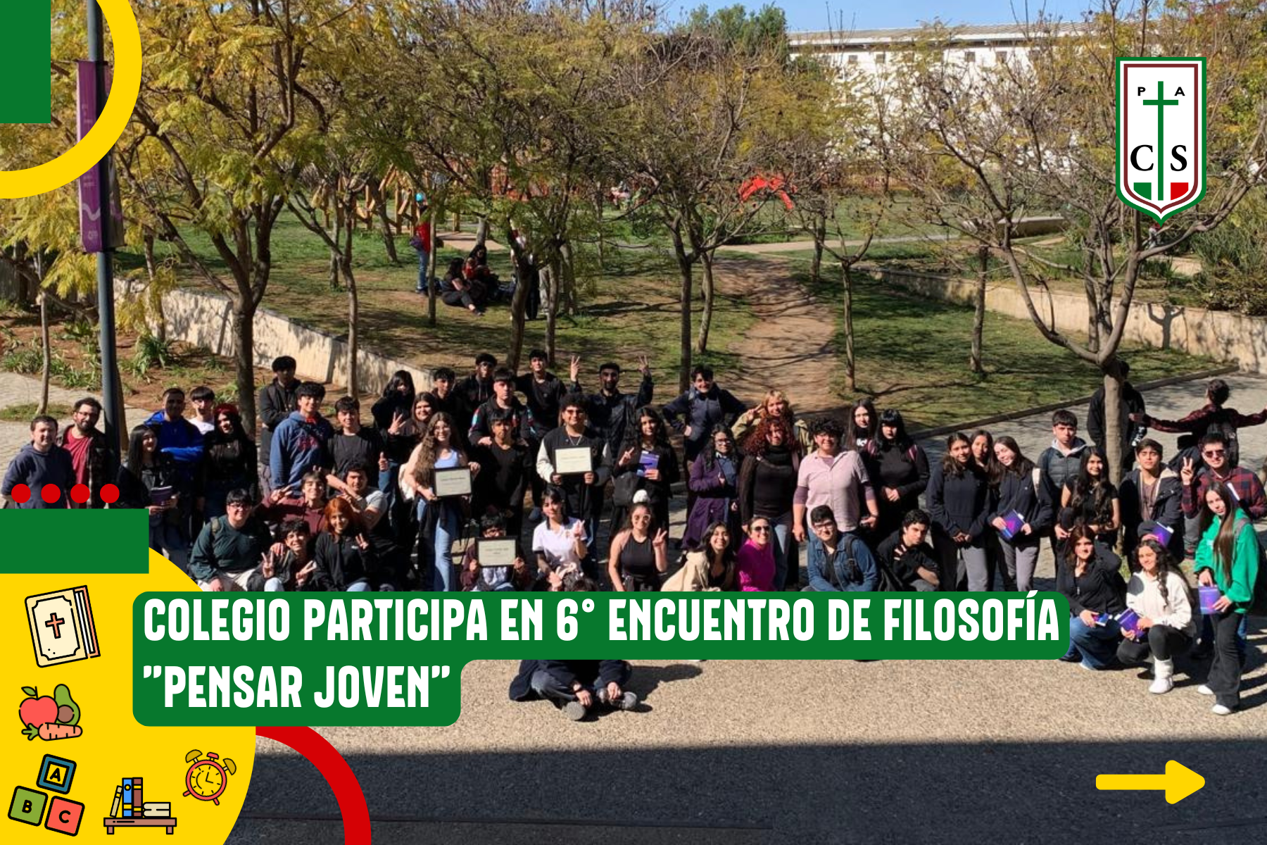 COLEGIO PARTICIPA EN 6° ENCUENTRO DE FILOSOFÍA «PENSAR JOVEN»