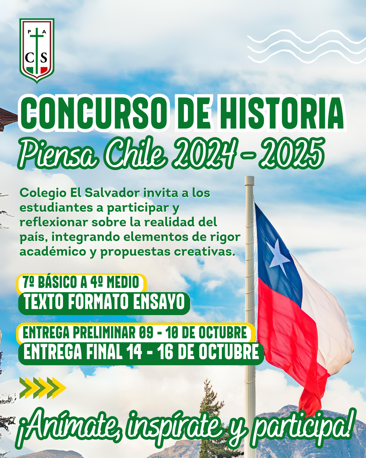 CONCURSO HISTORIA: PIENSA CHILE 2024 – 2025