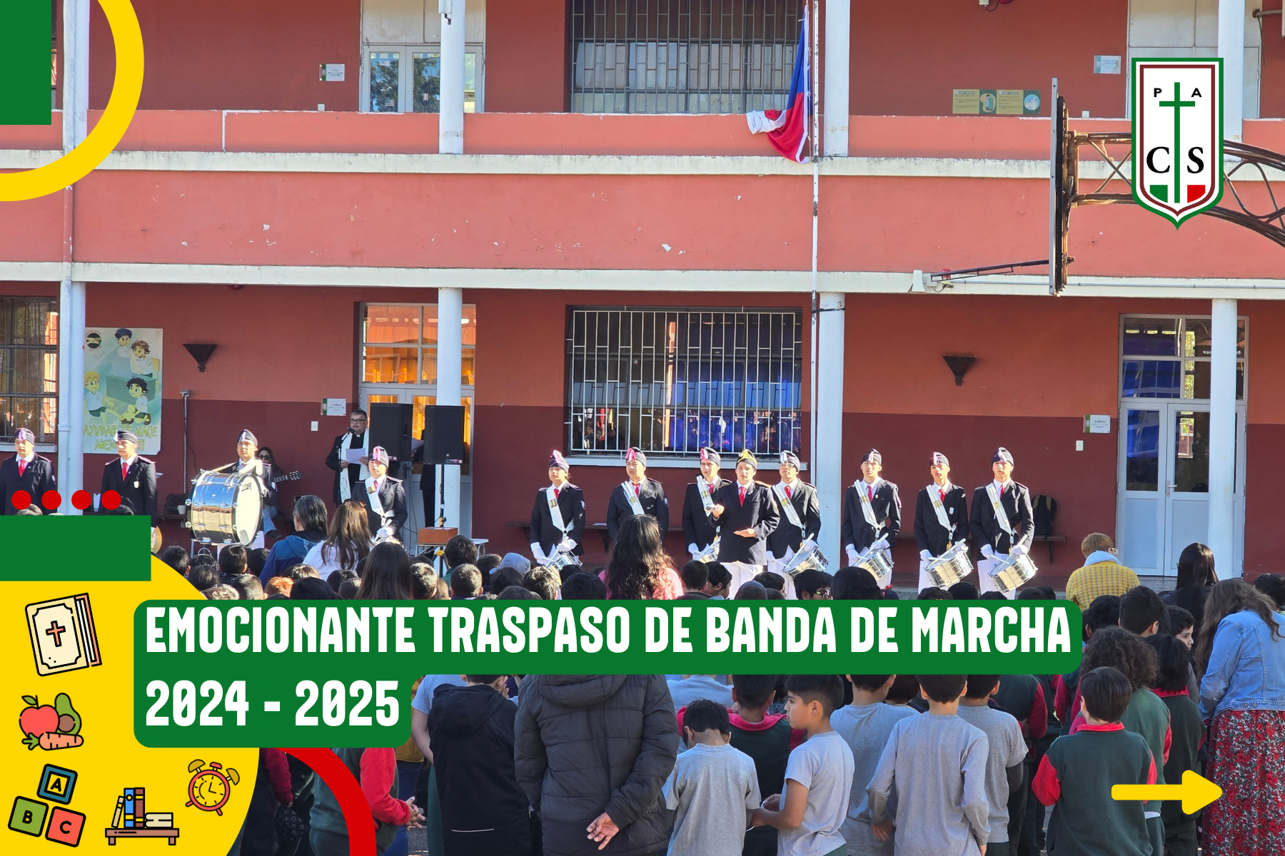 EMOCIONANTE TRASPASO DE BANDA DE MARCHA 2024 – 2025