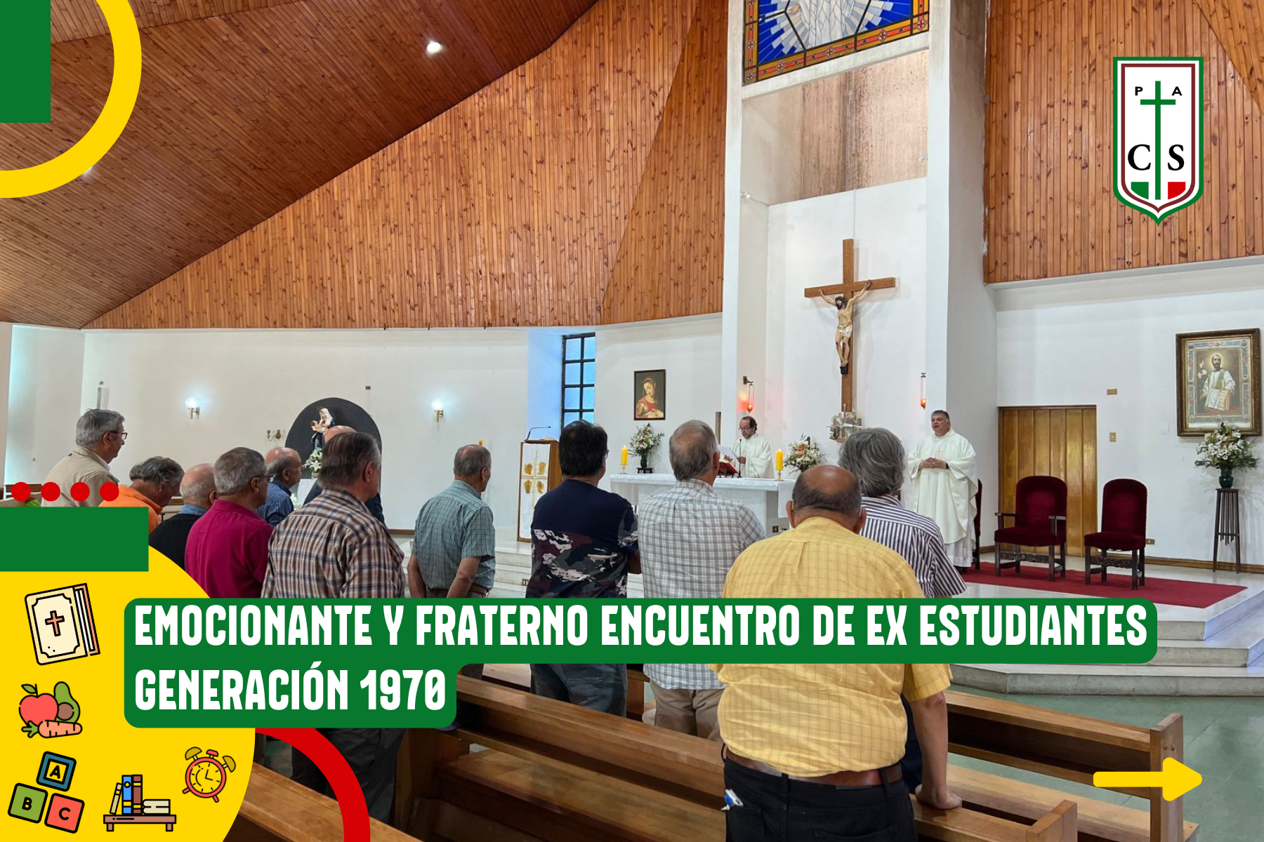 EMOCIONANTE Y FRATERNO ENCUENTRO DE EX ESTUDIANTES GENERACIÓN 1970