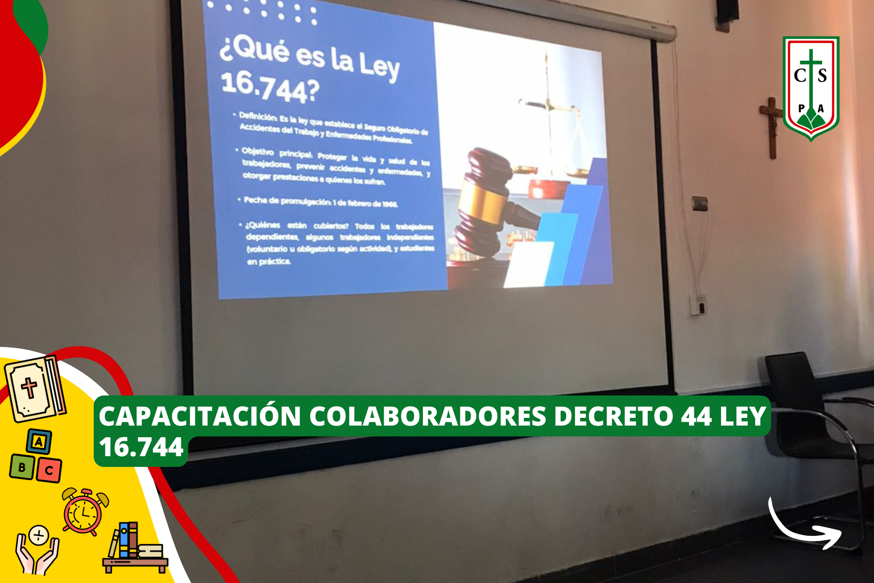 CAPACITACIÓN COLABORADORES DECRETO 44 LEY 16.744