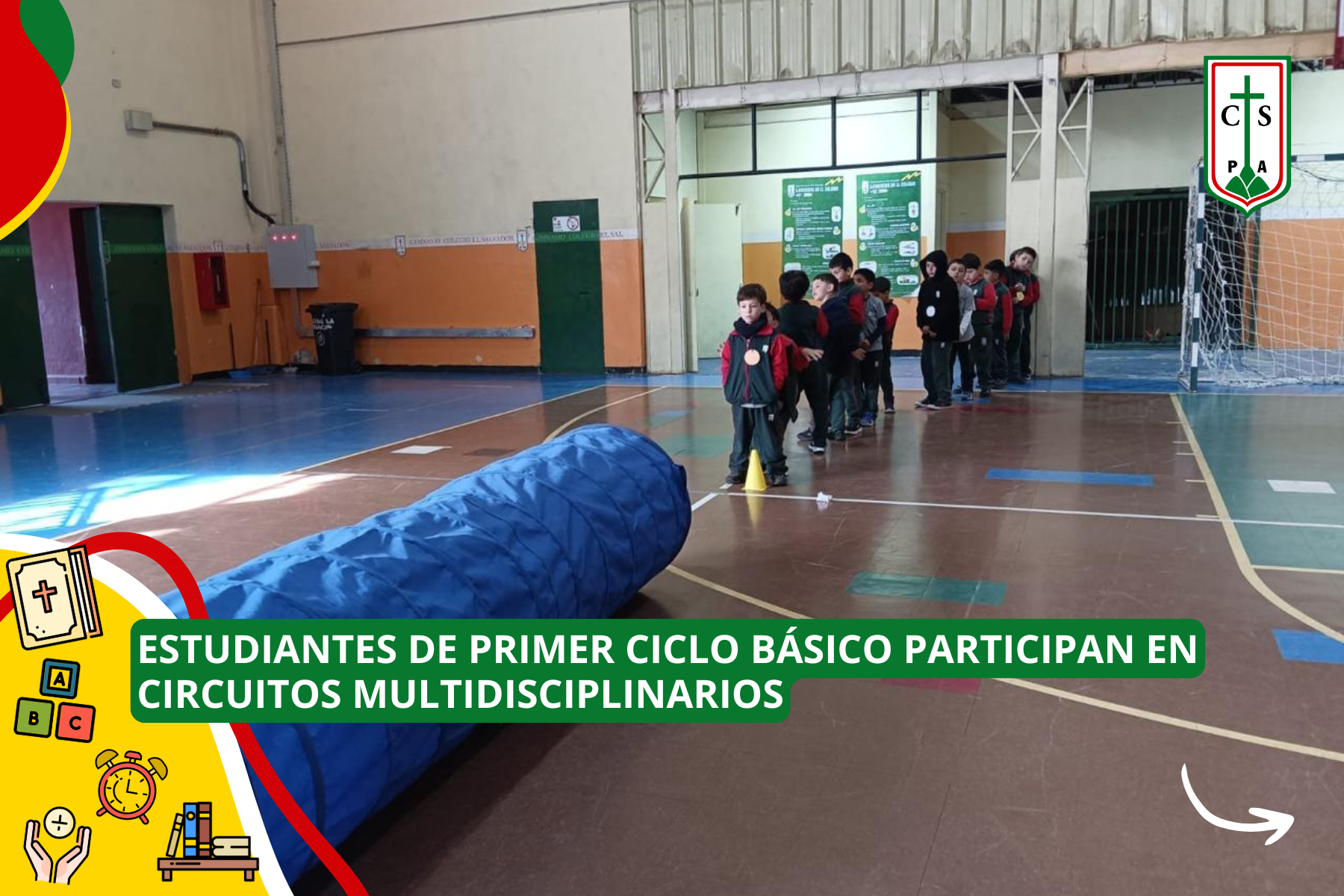 ESTUDIANTES DE PRIMER CICLO BÁSICO PARTICIPAN EN CIRCUITOS MULTIDISCIPLINARIOS