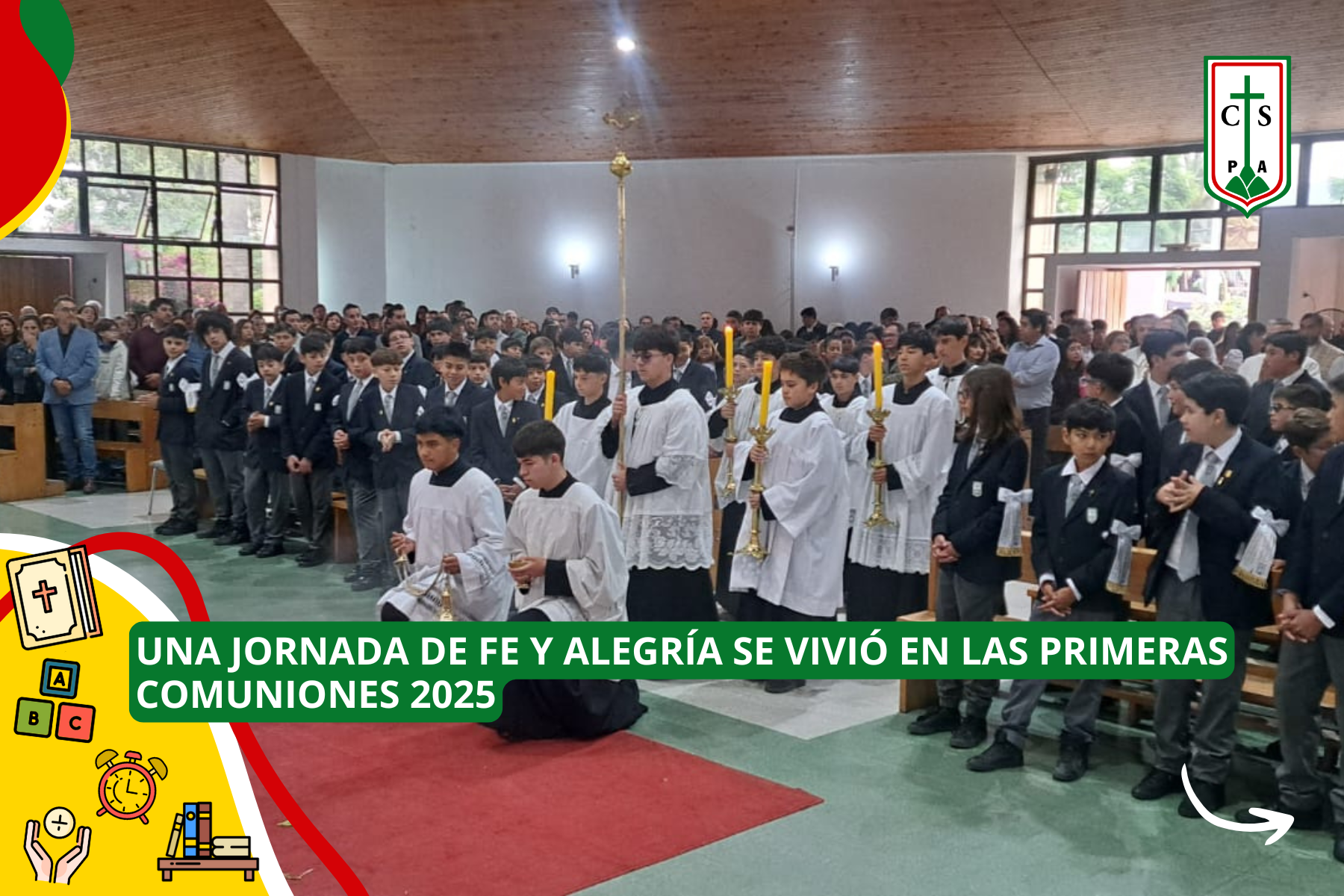 UNA JORNADA DE FE Y ALEGRÍA SE VIVIÓ EN LAS PRIMERAS COMUNIONES 2025