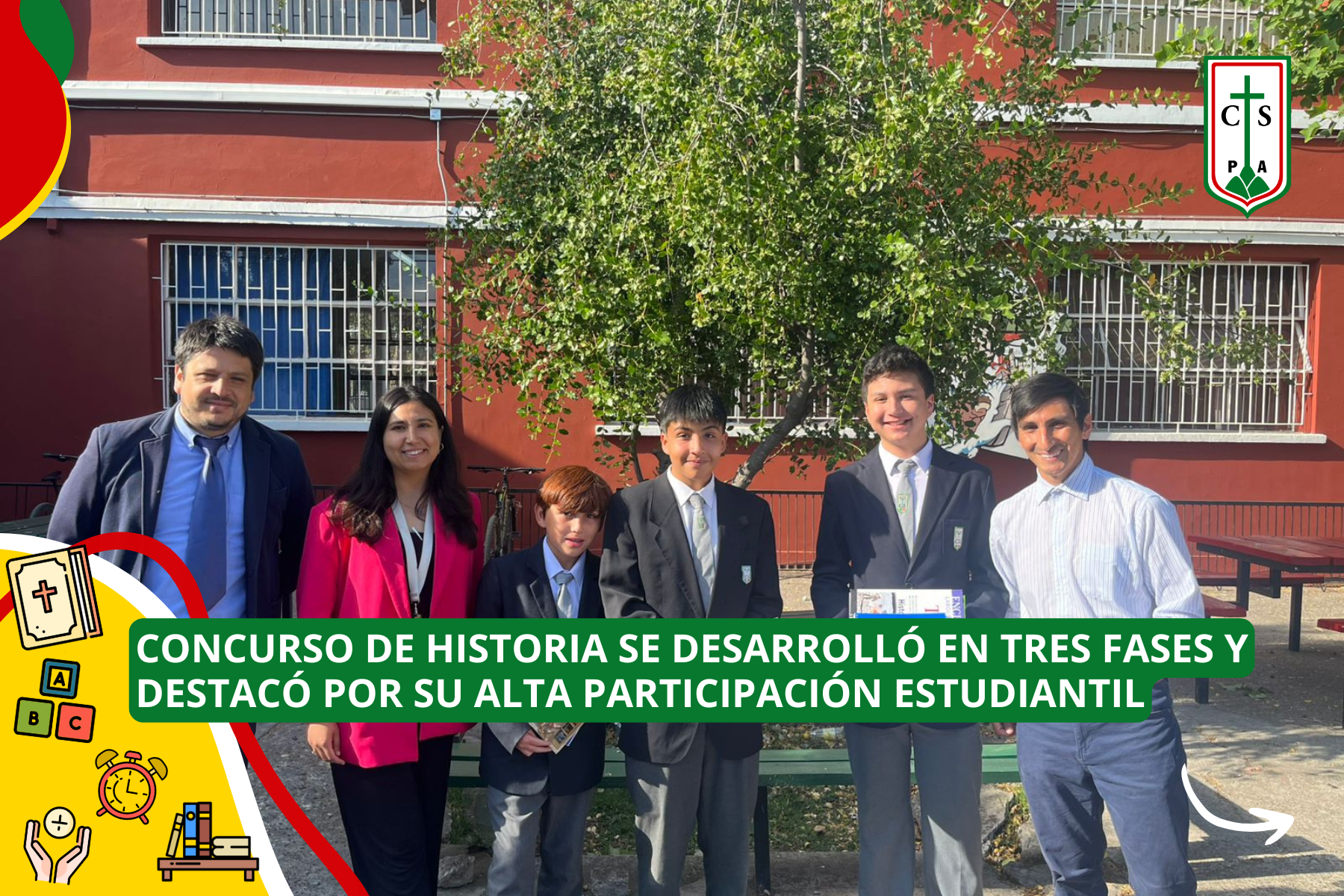 CONCURSO DE HISTORIA SE DESARROLLÓ EN TRES FASES Y DESTACÓ POR SU ALTA PARTICIPACIÓN ESTUDIANTIL