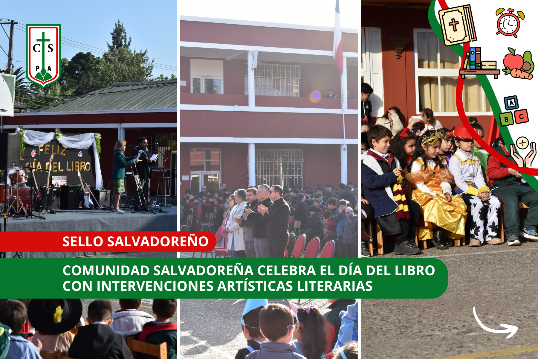 COMUNIDAD SALVADOREÑA CELEBRA EL DÍA DEL LIBRO CON INTERVENCIONES ARTÍSTICAS LITERARIAS