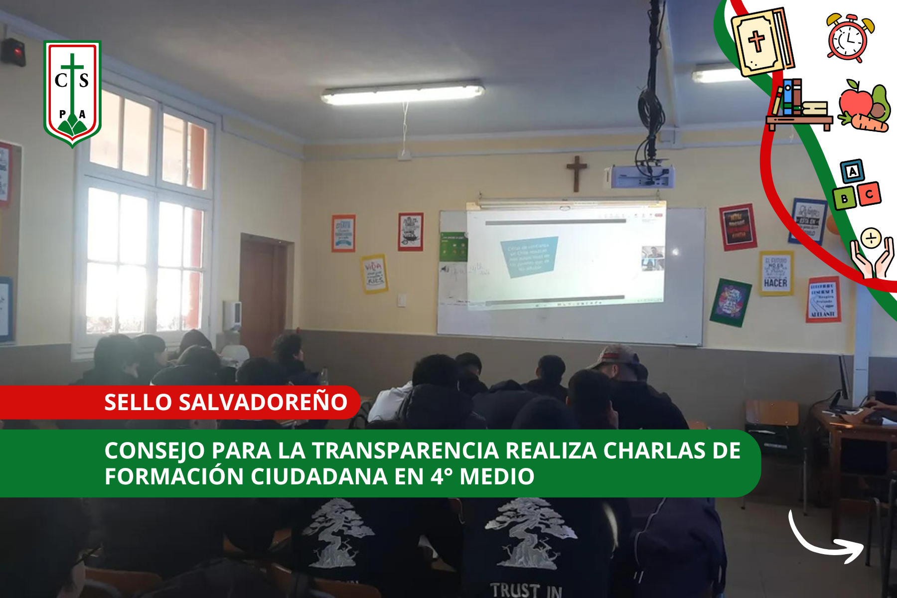 CONSEJO PARA LA TRANSPARENCIA REALIZA CHARLAS DE FORMACIÓN CIUDADANA EN 4° MEDIO