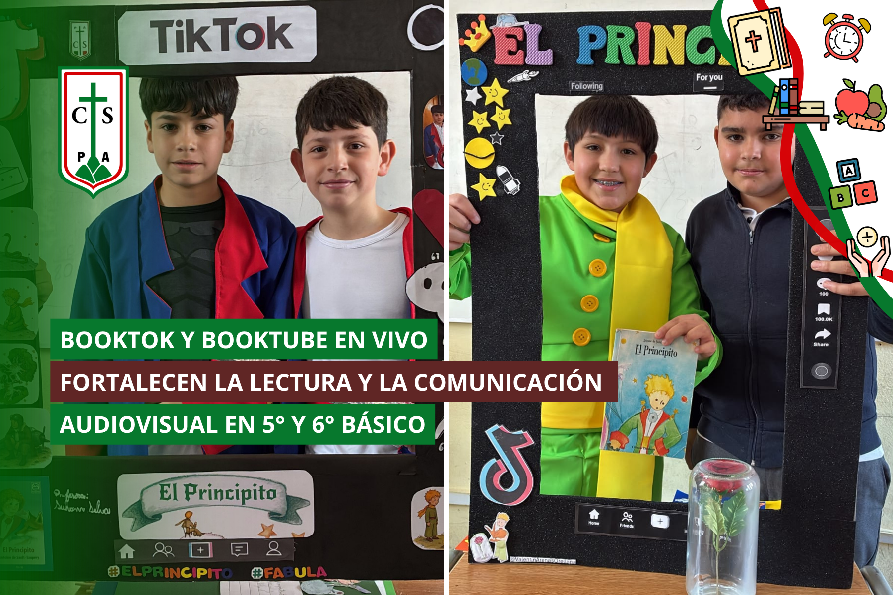 BOOKTOK Y BOOKTUBE EN VIVO FORTALECEN LA LECTURA Y LA COMUNICACIÓN AUDIOVISUAL EN 5° Y 6° BÁSICO
