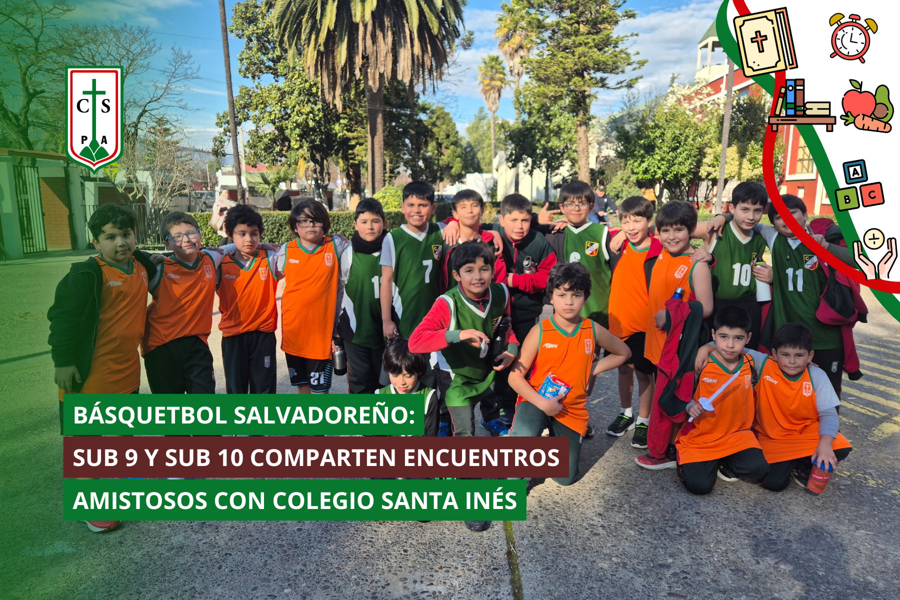BÁSQUETBOL SALVADOREÑO: SUB 9 Y SUB 10 COMPARTEN ENCUENTROS AMISTOSOS CON COLEGIO SANTA INÉS