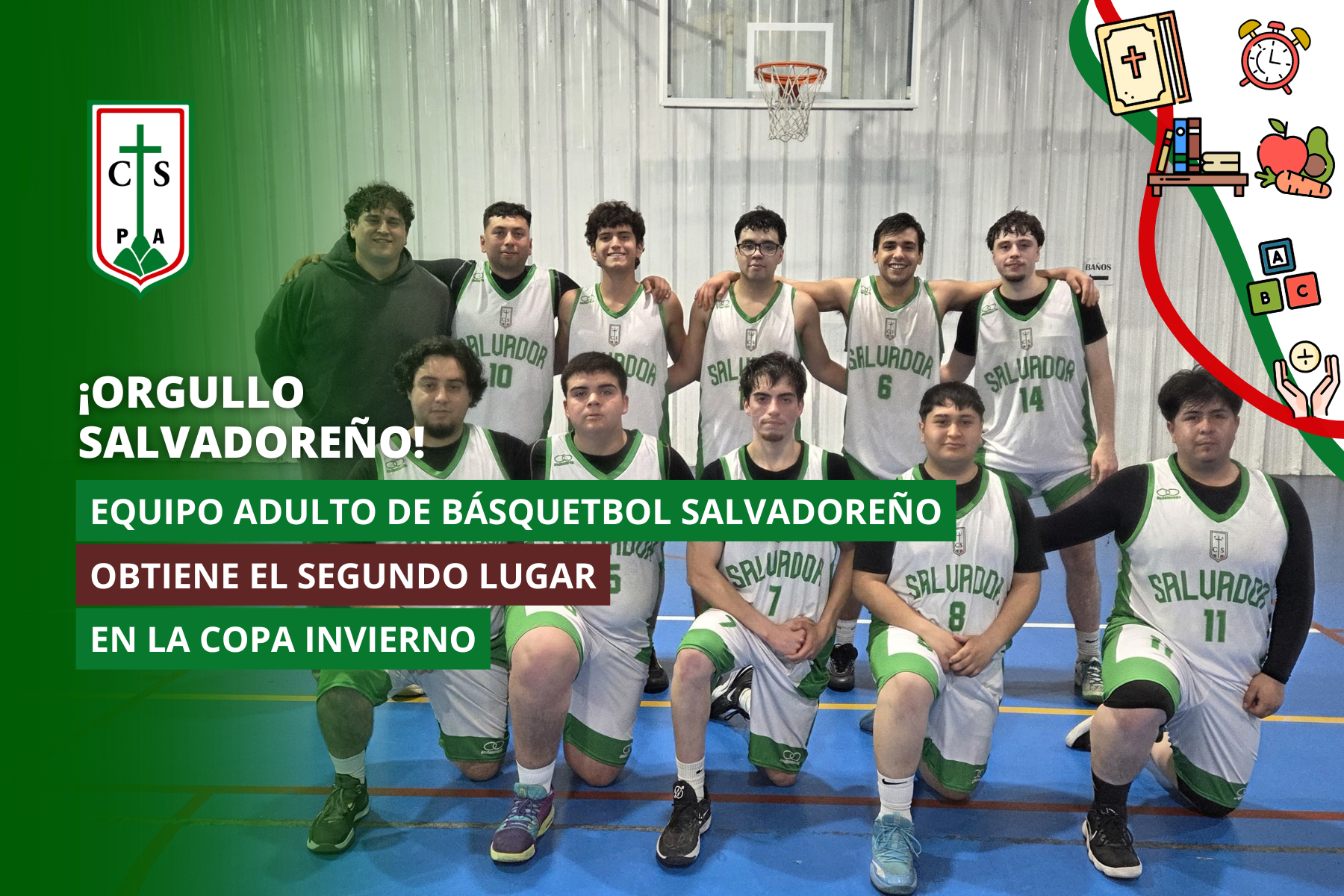 EQUIPO ADULTO DE BÁSQUETBOL SALVADOREÑO OBTIENE EL SEGUNDO LUGAR EN LA COPA INVIERNO